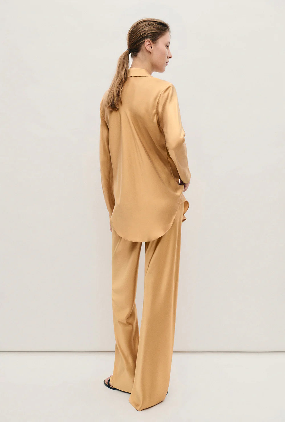 Bias Cut Shirt - Cowrie