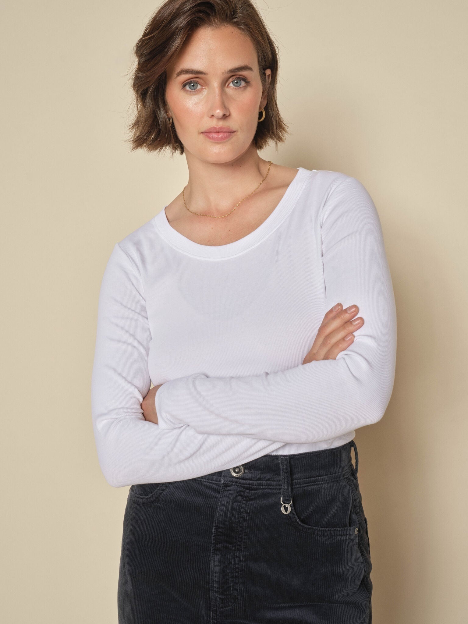 Nicole Rib Tee