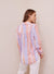 Rounded Hem Button Down - Paloma Stripes