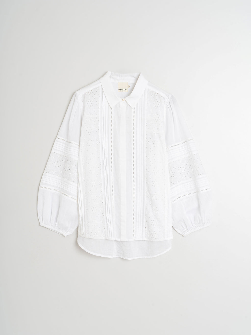 Embroidered Voile Shirt