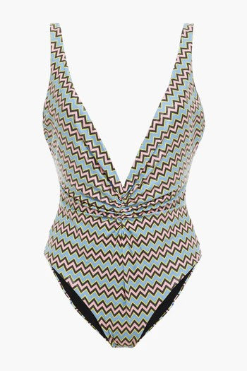 Pink/Blue Zig Zag Onepiece