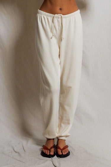 Johnny French Terry Sweatpants - Ivory