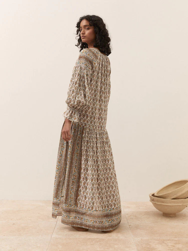 Beso Drop Waist Maxi Dress BOH ME LUXE