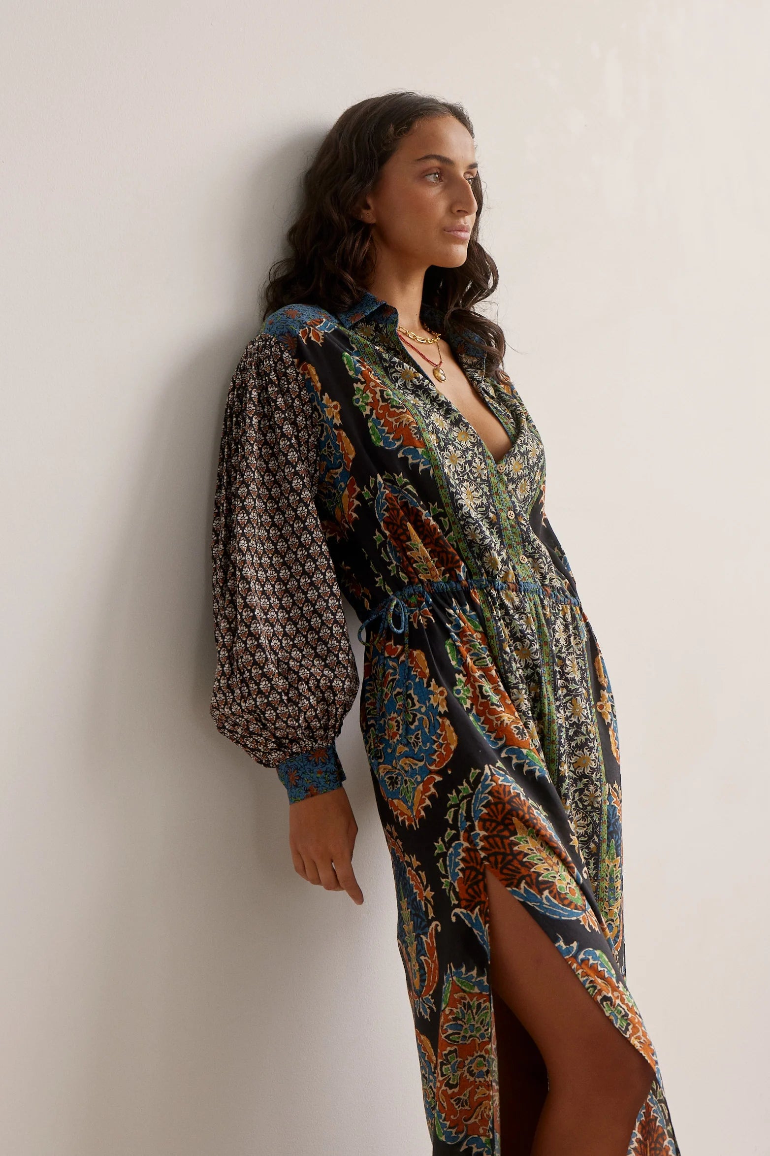 Rhea Maxi Smock Dress