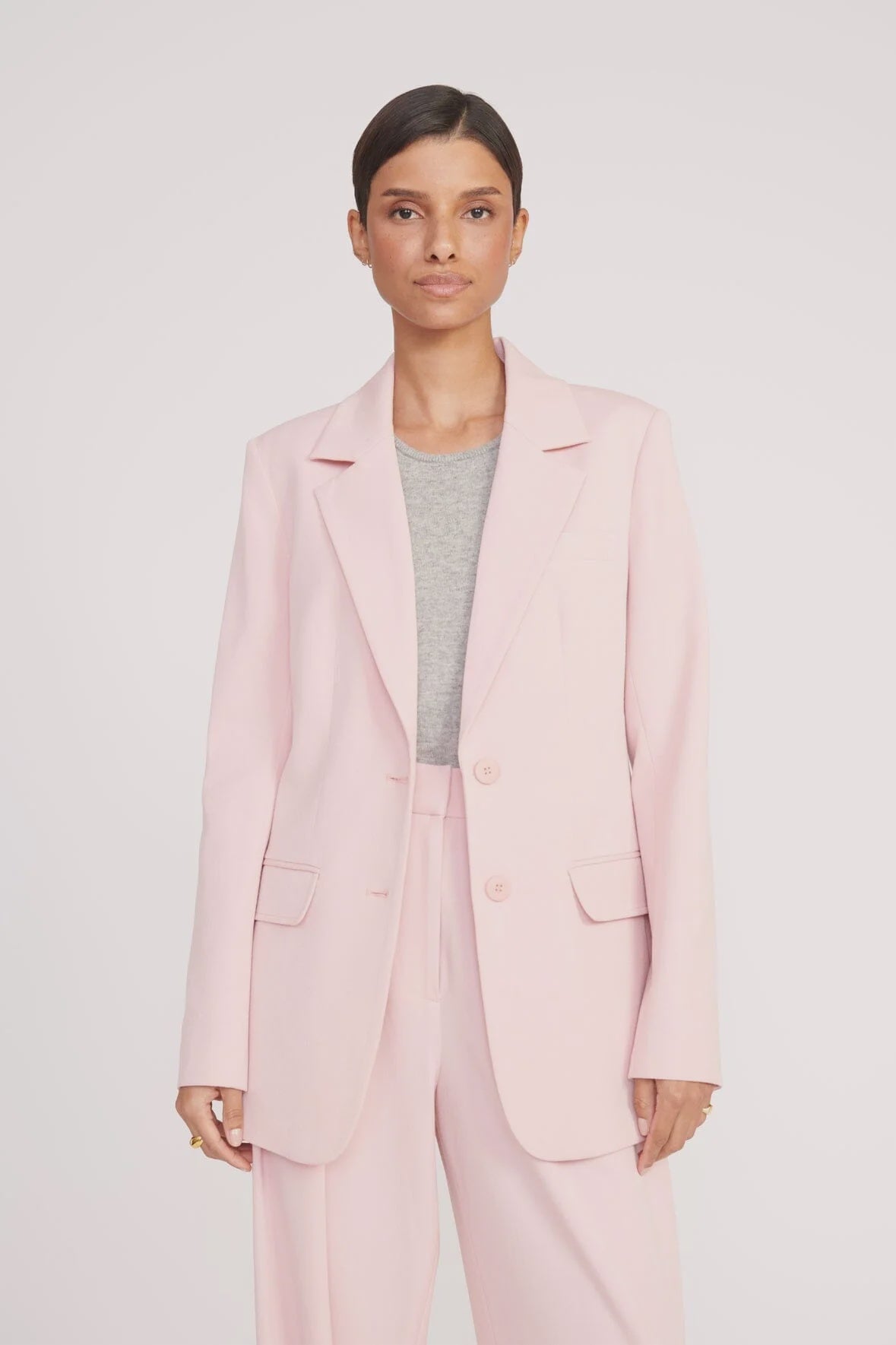 City Blazer in Cherry Blossom - BOHÉME LUXE
