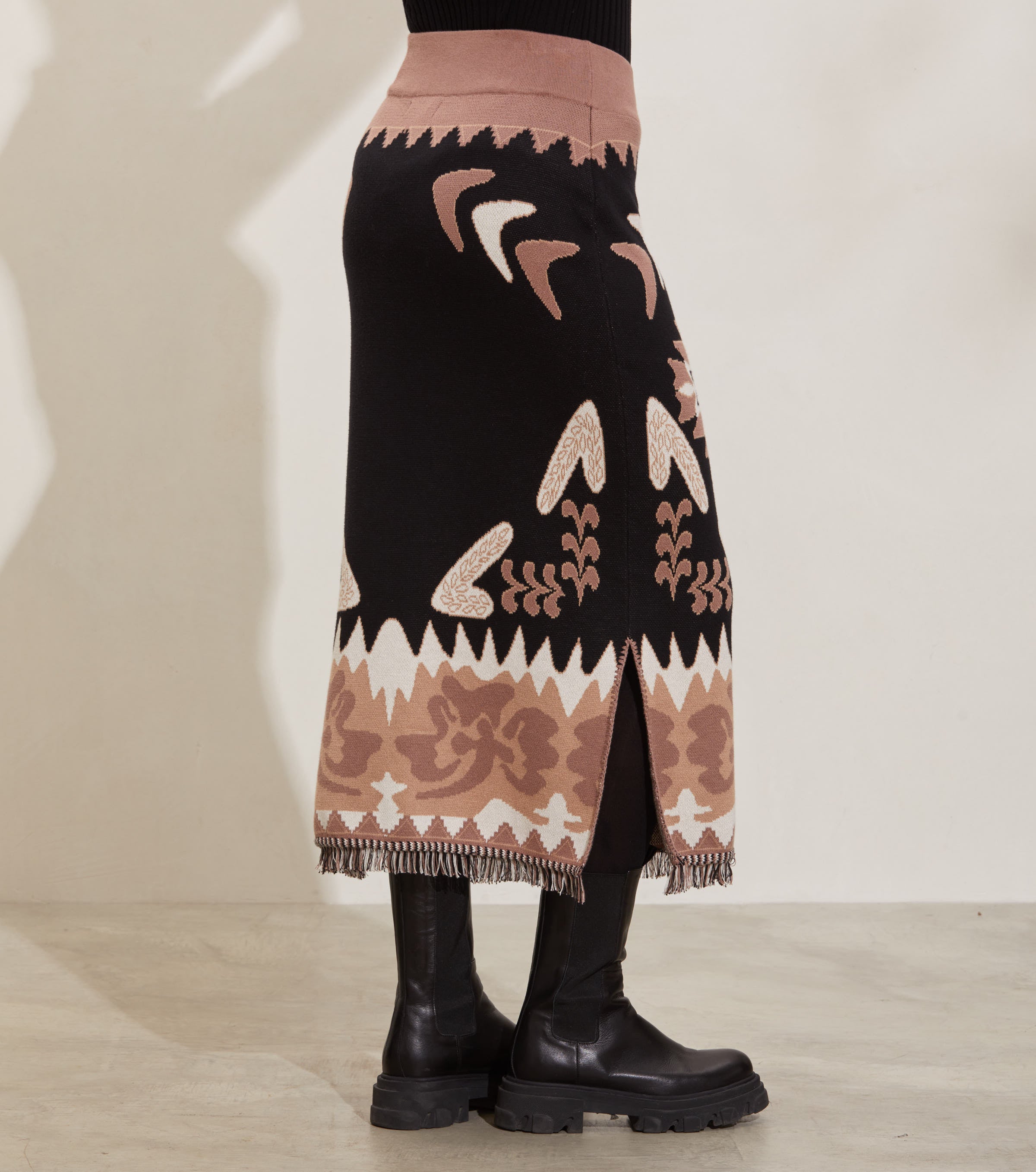 Anya Cotton Knit Skirt BOHÉME LUXE