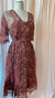 Juliet Dress Burnt Red