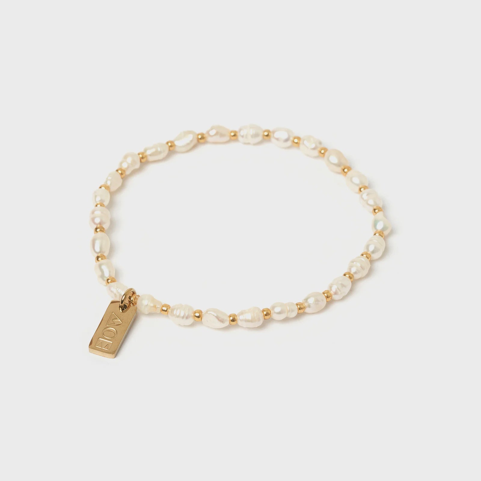 Amber Pearl Bracelet