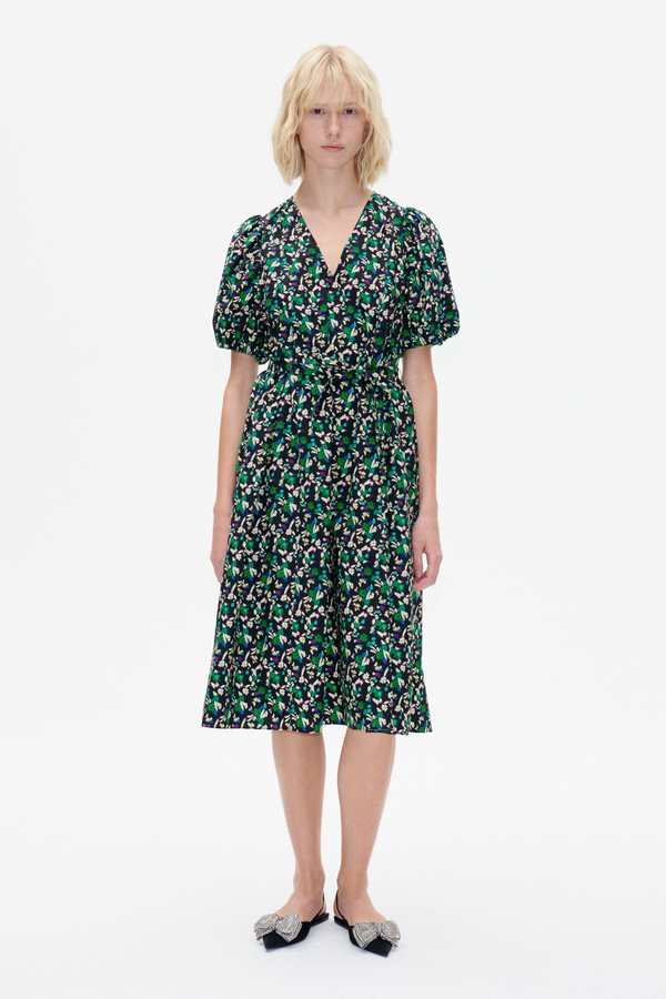 Azalia Dress Black Dandy Flower