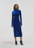 Erita Blue Velvet Dress