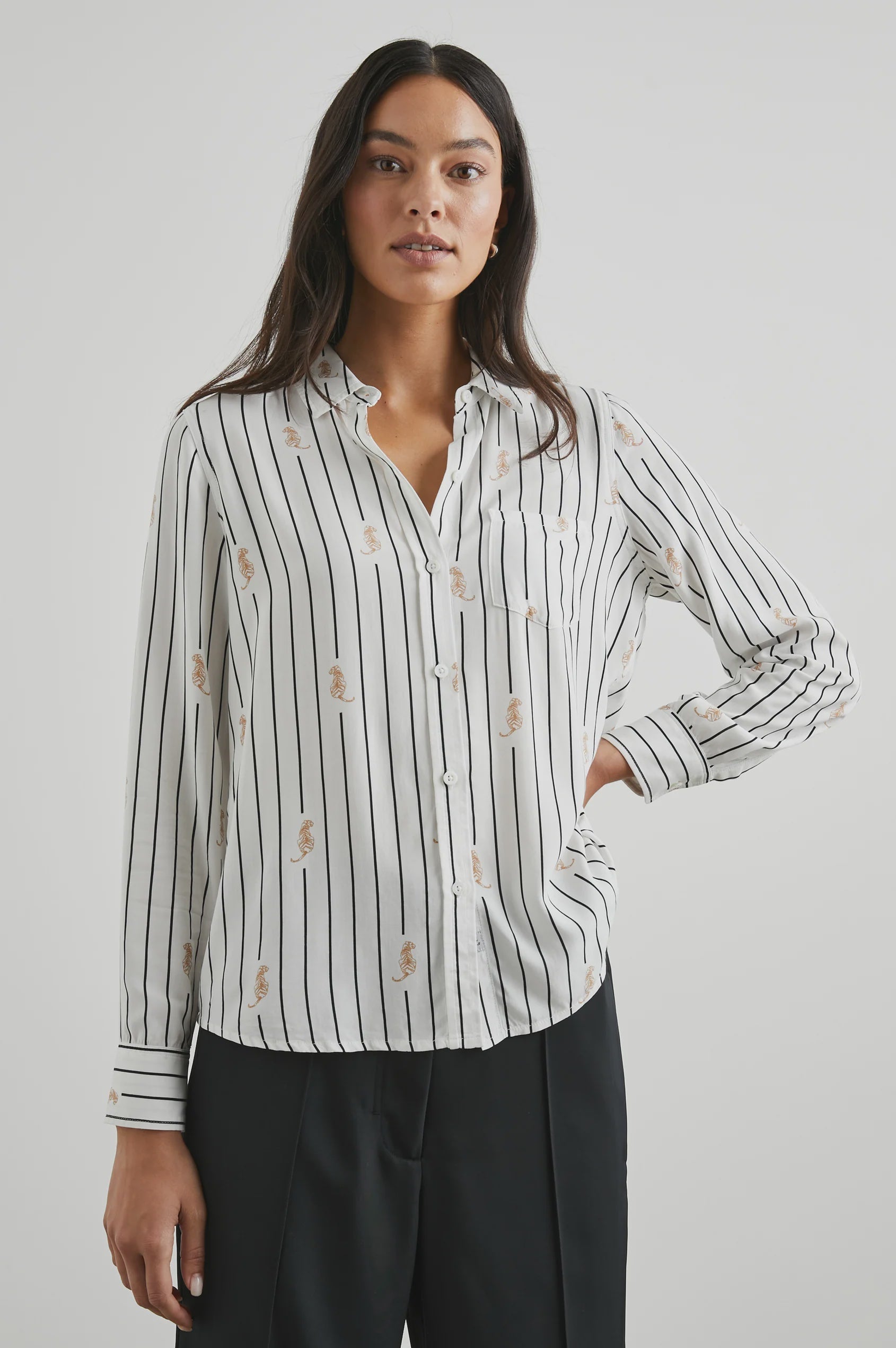 Kathryn Shirt - Striped Tiger
