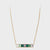 Green Ombre Bar Necklace