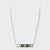 Green Ombre Bar Necklace