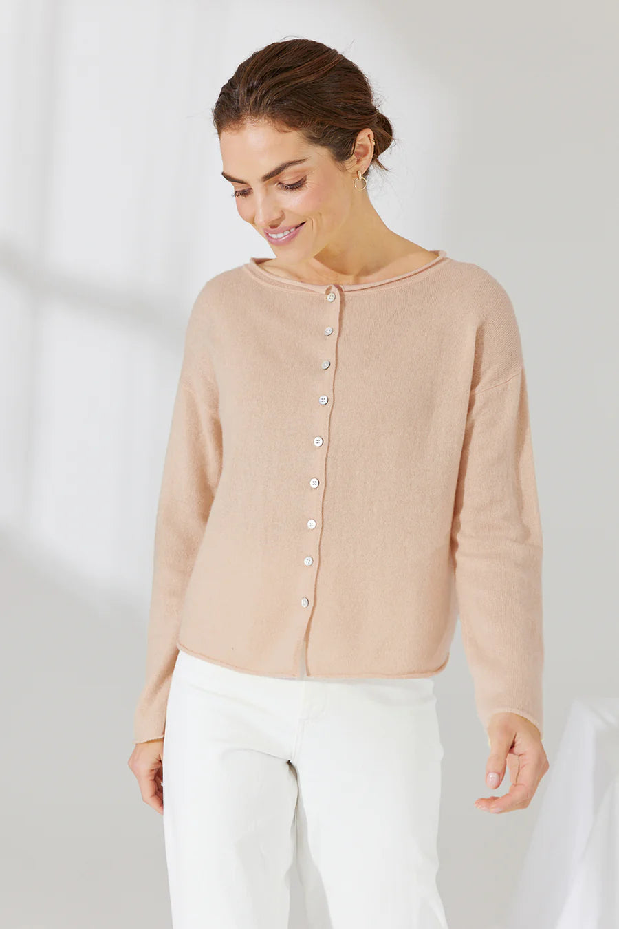 Mia Reverse Button Cardi