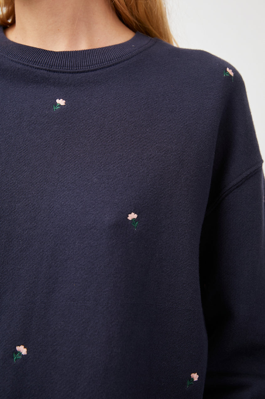 Ramonia Navy Buds Sweatshirt