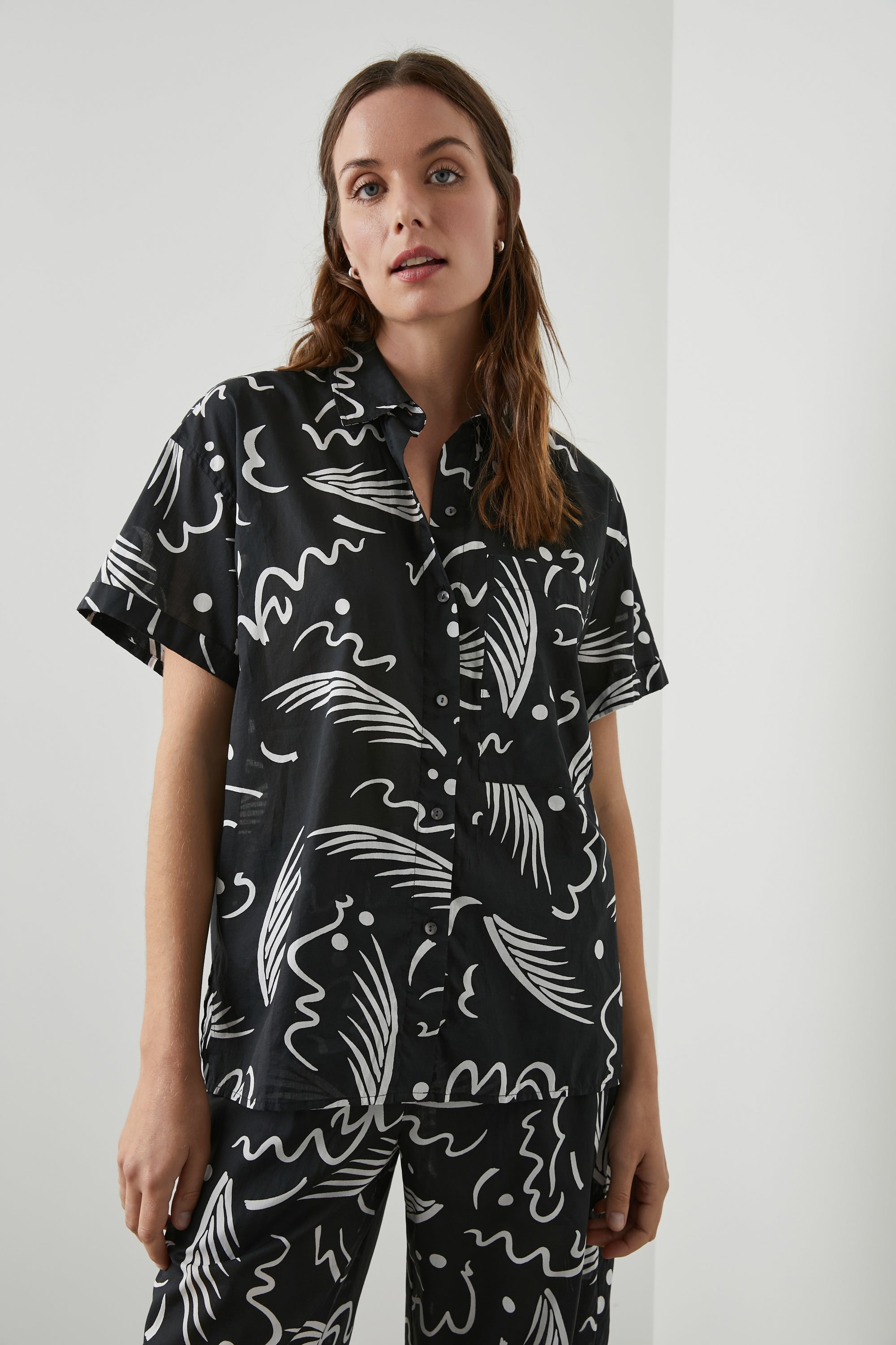 Jeanne Shirt - Tahiti Night
