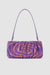 Beaded Bag Amethyst Acid Swirl