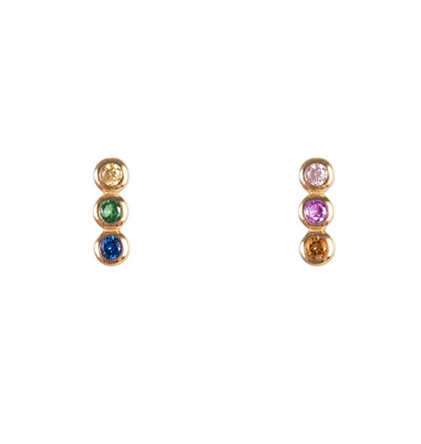 Rainbow Bar Studs