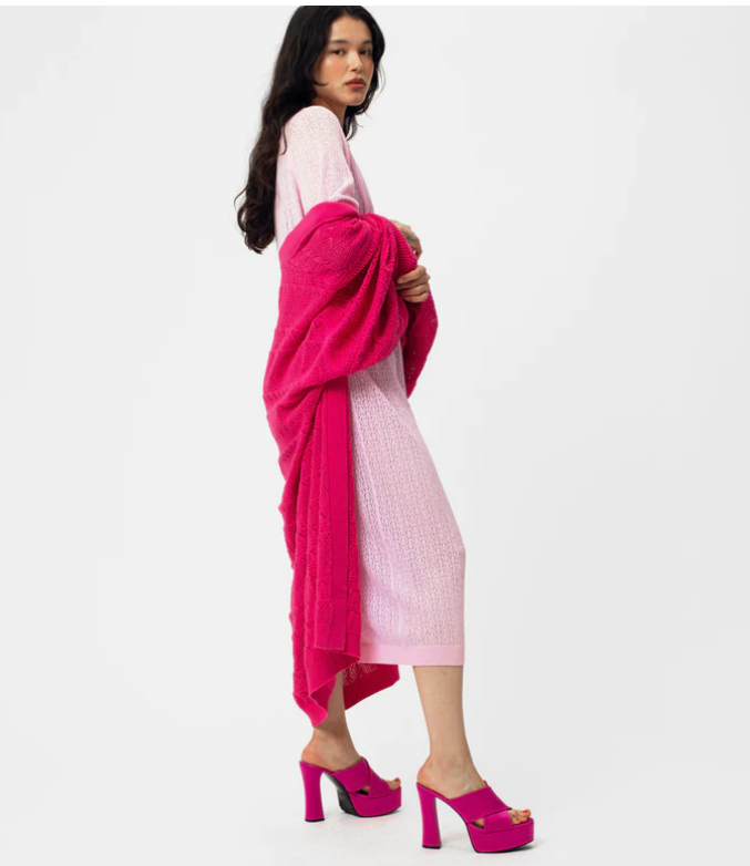 Long Lace Balloon Cardigan