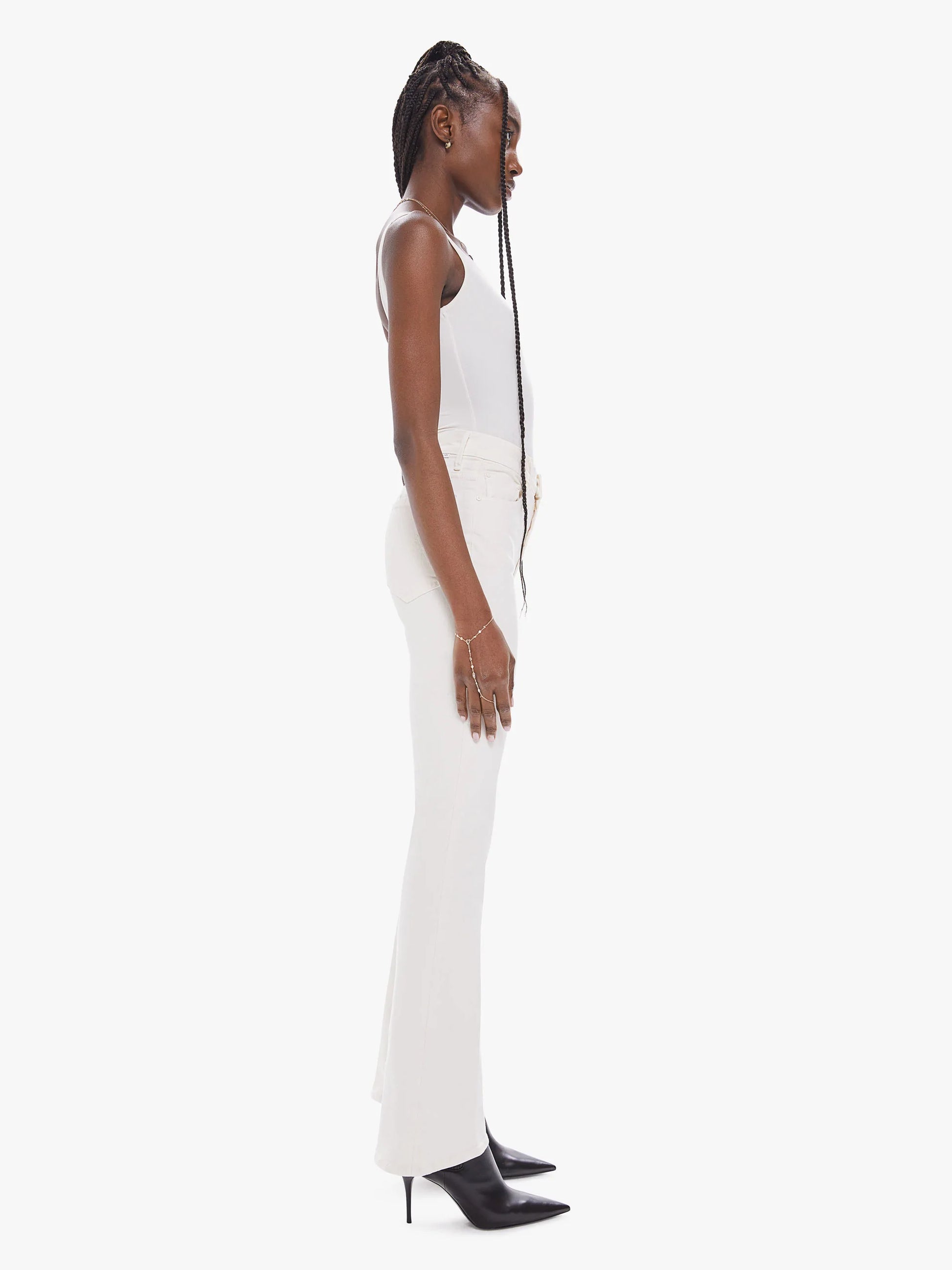 High Waisted Weekender Skimp Antique White