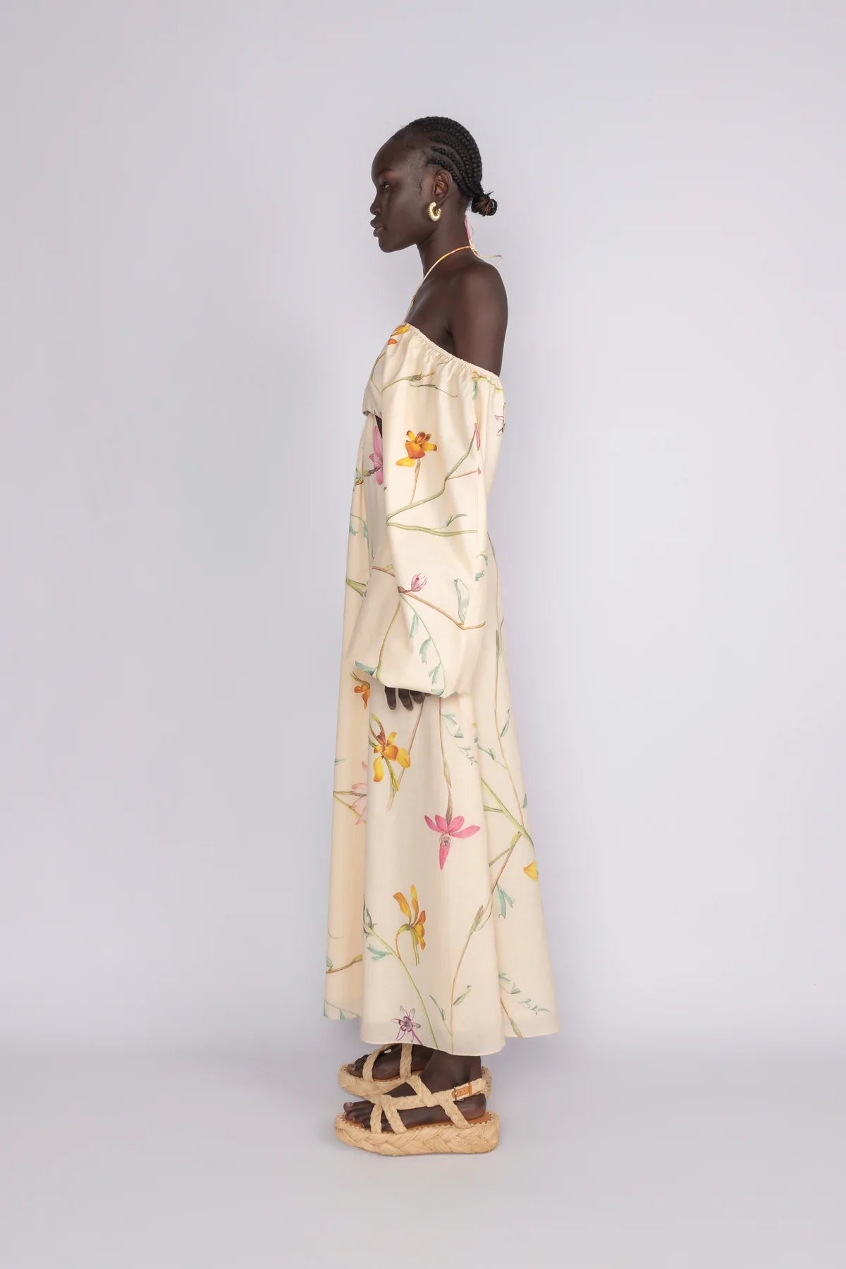 Full floral shop dress