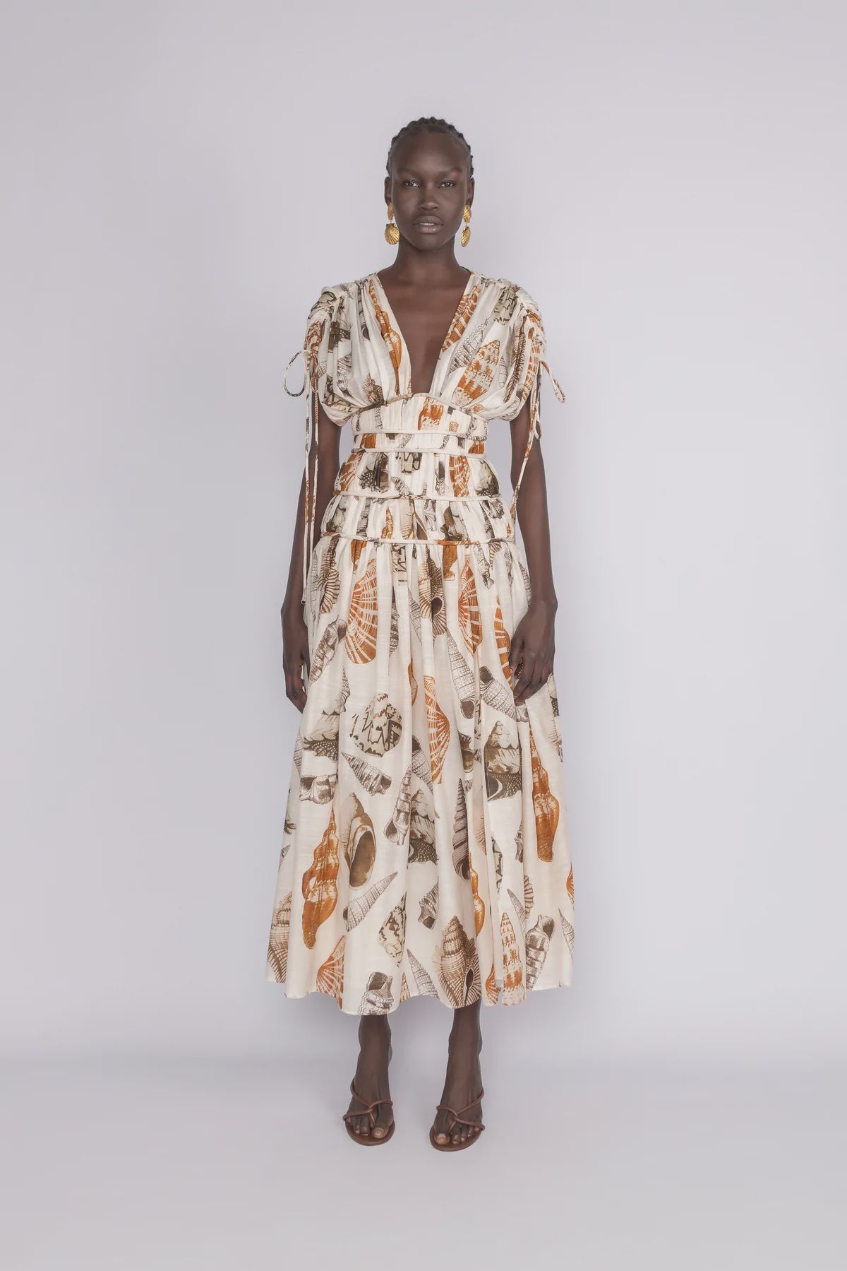 Shell and Rope Full Length Dress