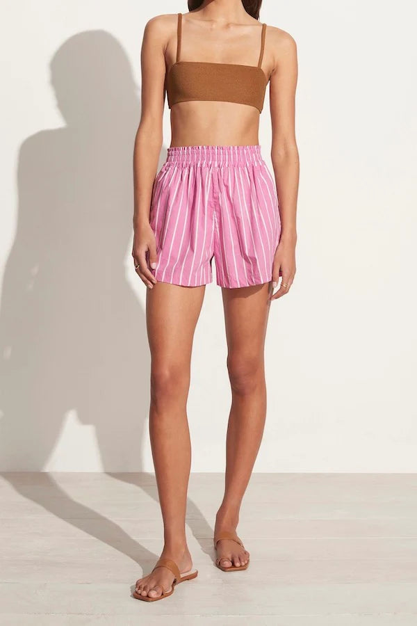 Elva Shorts  Lilac Stripe
