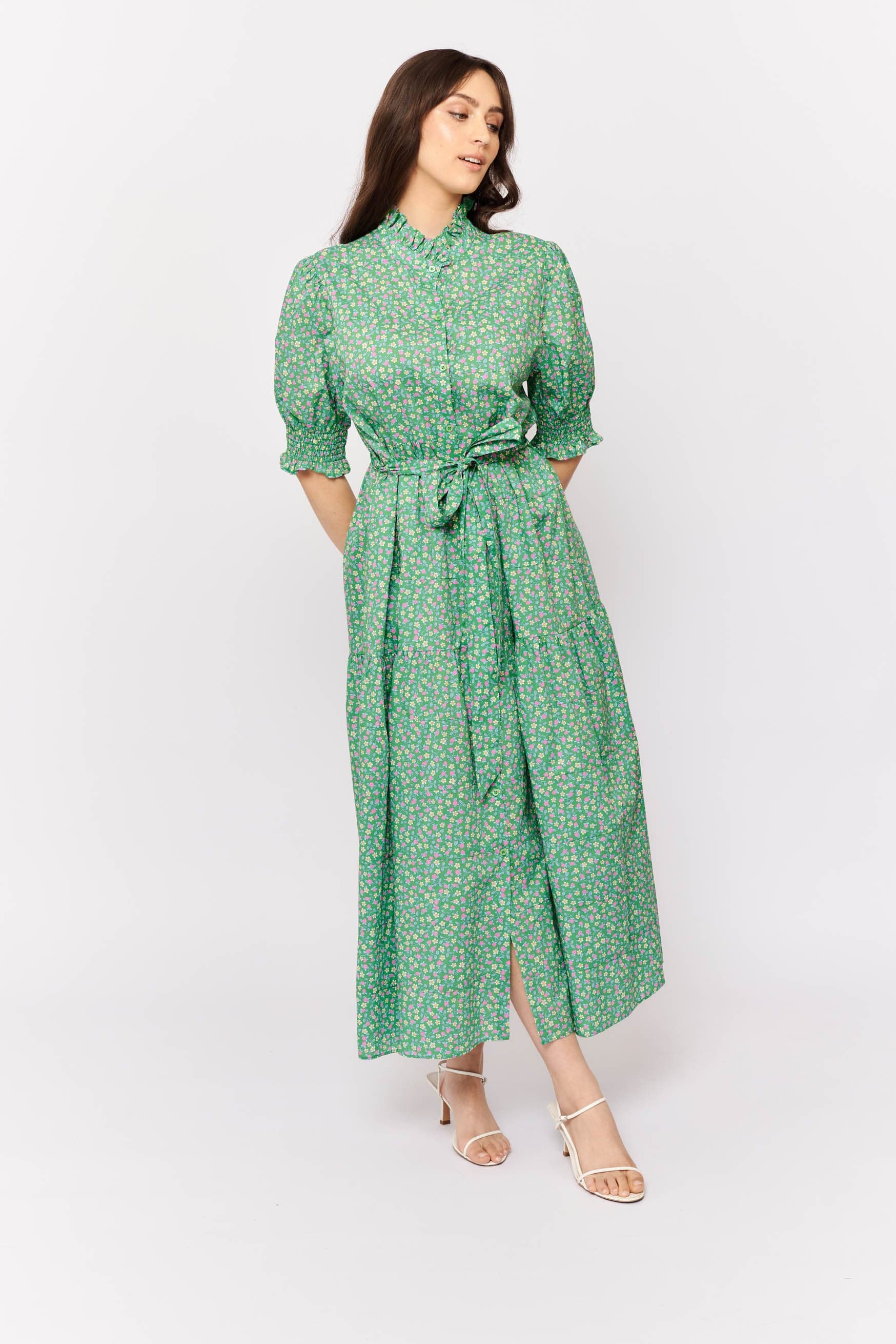 Elio Green Dress