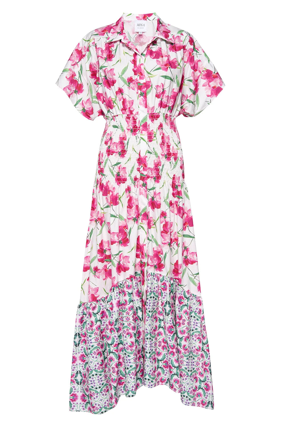 Carolina Dress - Fuschia Floral