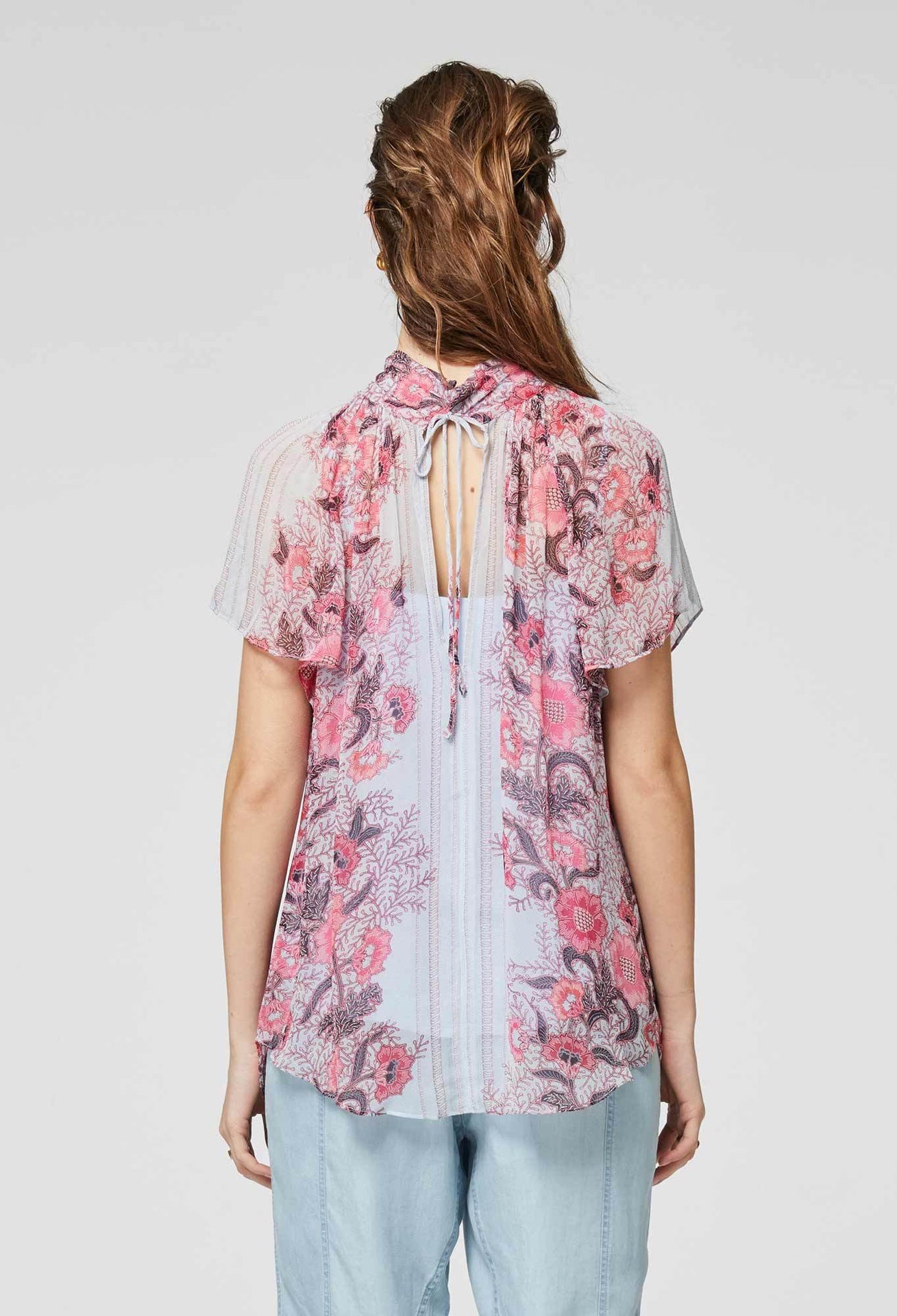Mali Reversible Hi Neck Top
