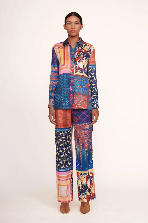 Oscar Patchwork Foulard Pant