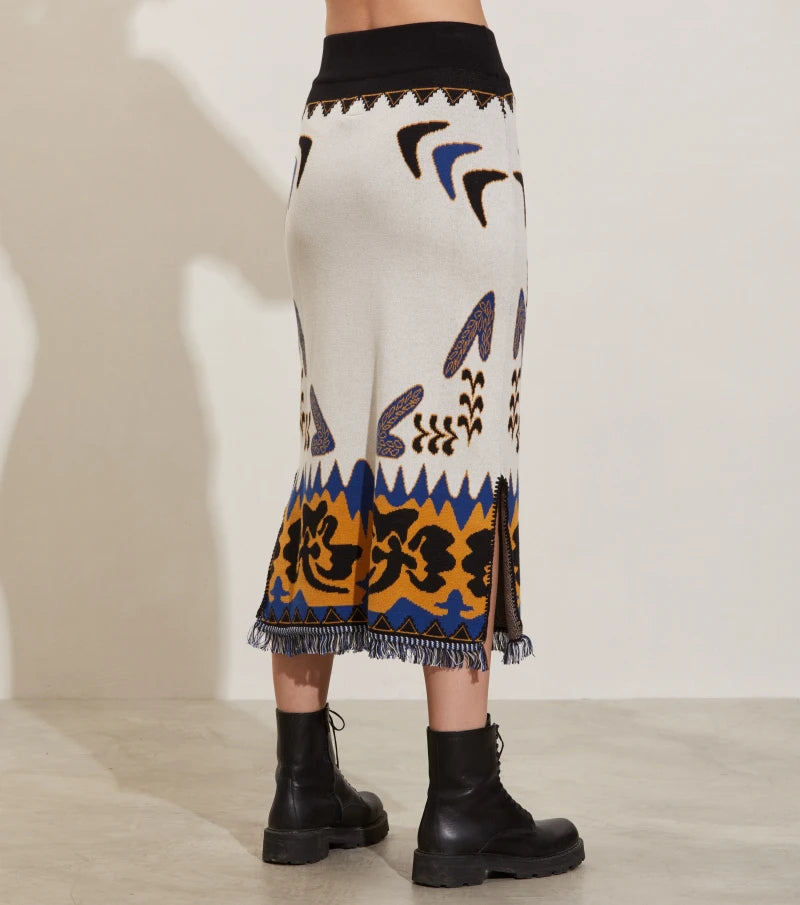 Anya Cotton Knit Skirt