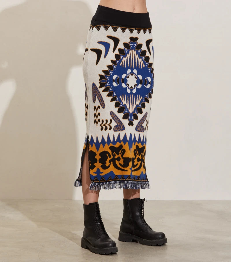 Anya Cotton Knit Skirt