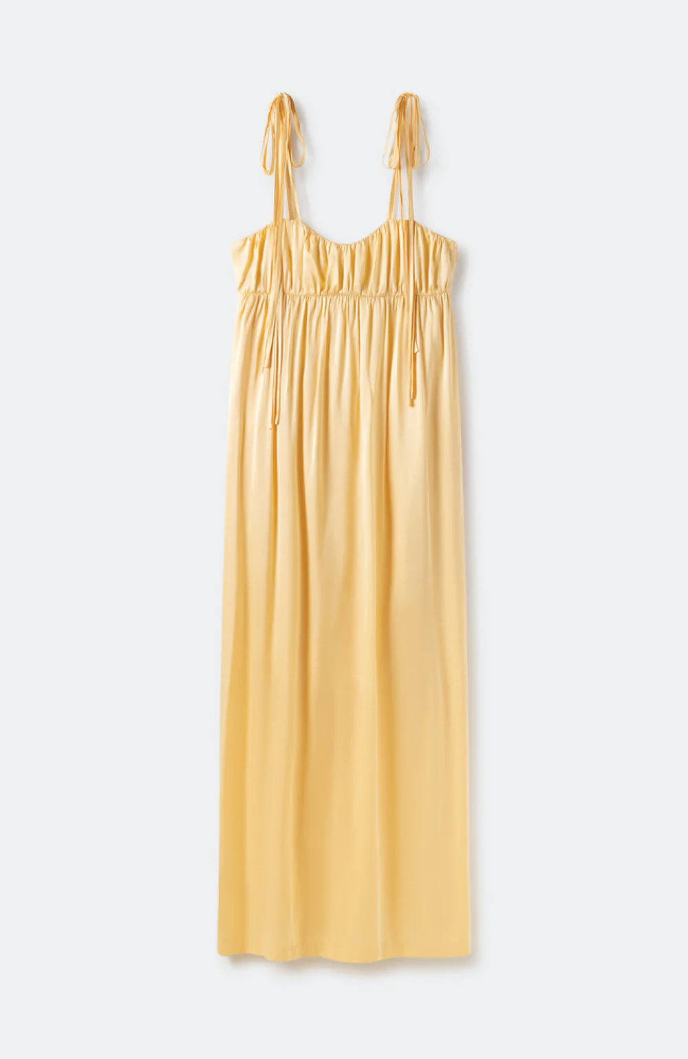 silk laundry yellow dress SILK LAUNDRY IN THE SAND DUNES