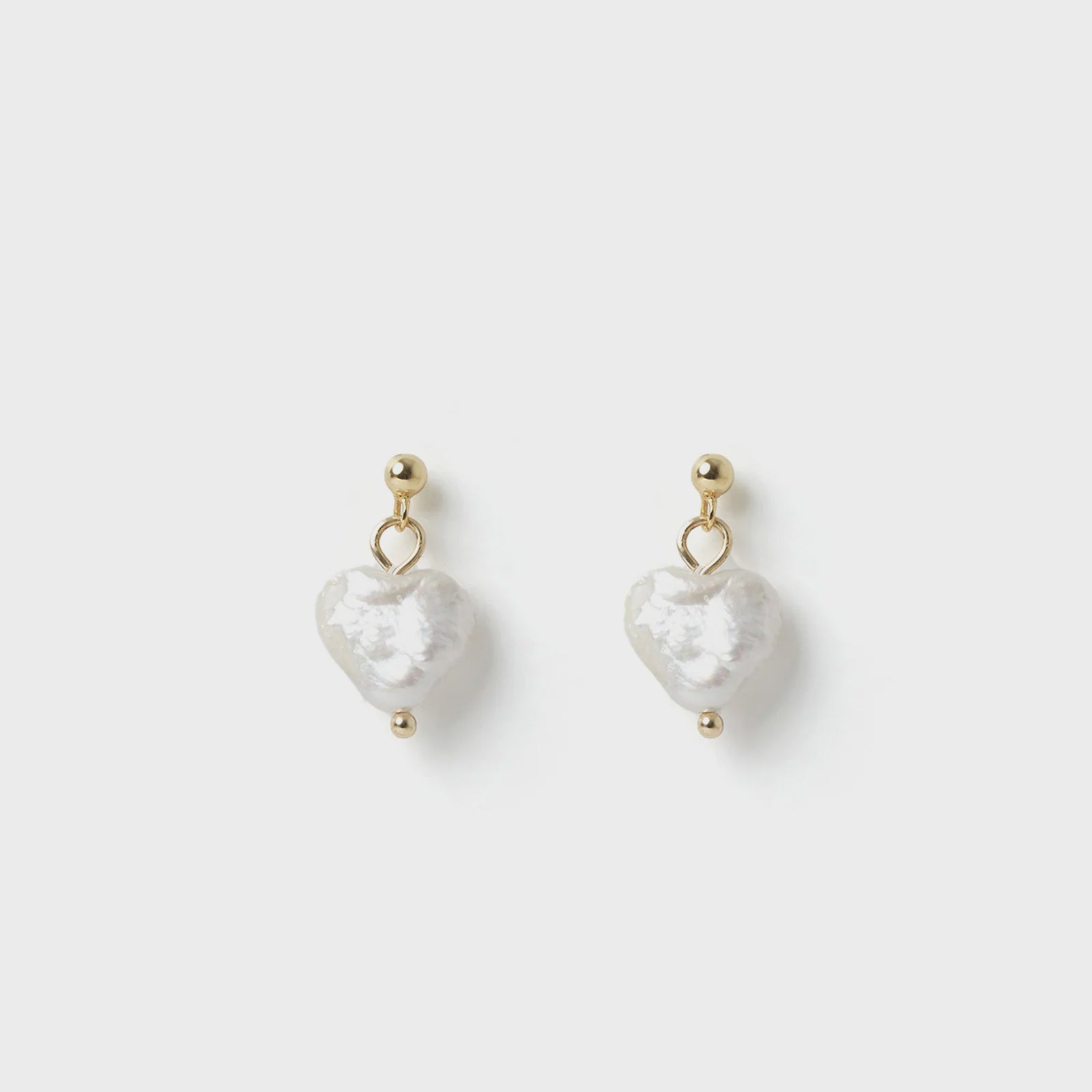 Lover Gold And Pearl Earrings